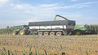 GRUPPO PEA 2016  JD 8600 amp NEW VISINI 4 ASSI  INSILATO MAIS [upl. by Auhsuj631]