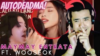 REACTION Autodeadma  Maymay Entrata feat WOOSEOK of PENTAGON Lyric Visualizer [upl. by Alicec]