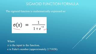 Deep learning  Activation Functions Sigmoid [upl. by Naves464]