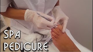 👣 Professional pedicure at spa with final Massage  no talking ASMR [upl. by Monk326]