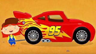 Compilation 50 min de dessins animés de voitures du garage de McWheelie [upl. by Obeng776]