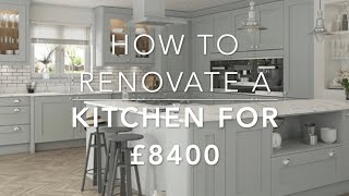 £8400  Kitchen Renovation UK I Kitchen Remodel I Kitchen Design [upl. by Annayrb]