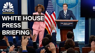 White House press secretary Karine JeanPierre and NSCs John Kirby hold a briefing — 782024 [upl. by Gow541]