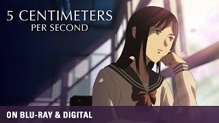 Makoto Shinkai  5 CENTIMETERS PER SECOND  On Bluray amp Digital [upl. by Silin449]