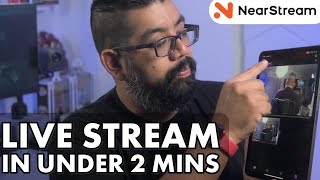 How to Go Live in 2 Minutes with NearStreams VM33 [upl. by Hairym658]