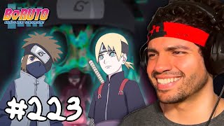 Kakashi Fanboy Vs Inojin Yamanaka BORUTO EP 223 [upl. by Drofnelg]