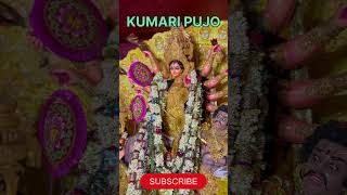 KUMARI PUJO🙏durgapujokolkatablogvideo kolkatavlog shortvideo trandingshorts belurmathfunny [upl. by Hepzi]