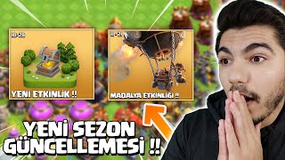 YENİ SEZON GÜNCELLEMESİ  2 YENİ ETKİNLİK GELİYOR   Clash Of Clans [upl. by Roer417]