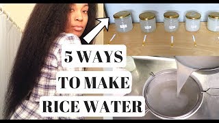 3 ways to use Rice water for Extreme Hair Growth in தமிழ்  DIY Rice Hair mask  VINIS HAIR CARE [upl. by Kendell387]