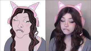 Belle Delphine  UWU  Pop Drawing Meme 359 [upl. by Earised323]