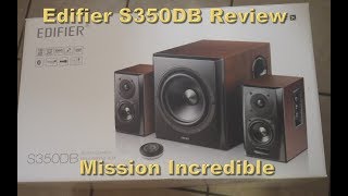 Edifier S350DB computer bookshelf speakers and subwoofer review [upl. by Sean]