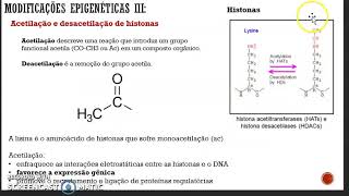 epigenética modificação de histonas parte 5 [upl. by Leontina]