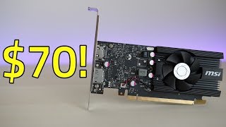 Is A 70 Graphics Card Worth It  MSI GT 1030 Review amp Benchmarks [upl. by Yrrem885]