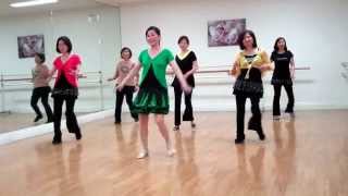 Raggle Taggle Gypsy O Line Dance （排舞：碎布標記吉卜賽人） [upl. by Kifar]