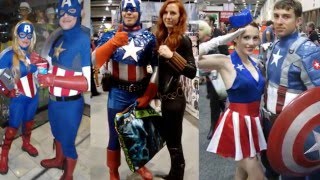 The Best Captain America Cosplay  Superhero Cosplay 2016  Lorekings [upl. by Hnid792]