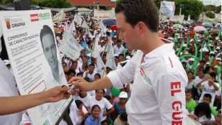 Manuel Velasco Coello en Benemérito de las Américas Chiapas [upl. by Lyda]