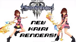 Kingdom Hearts 3  New Kairi Renders Kairis Keyblade Revealed Playable [upl. by Enelime]