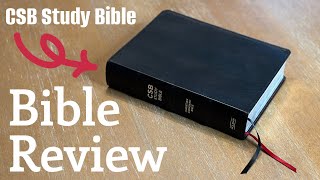 CSB Study Bible Review Goatskin  bible [upl. by Aseek]