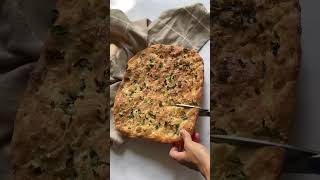 Pro tip Use your garden herbs and make a beautiful and delicious herb focaccia [upl. by Donoho51]