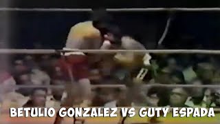 Betulio Gonzalez vs Guty Espada  WBA World Fly 12081978  Maracay [upl. by Adnocahs]