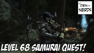 FFXIV Level 68 Samurai Quest We Finally Meet Ugetsu [upl. by Alfredo601]