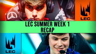 MANY SUSPRISES ON THE FIRST WEEK OF SUMMER  LEC Summer Week 1 Recap  YamatoCannon [upl. by Fryd]