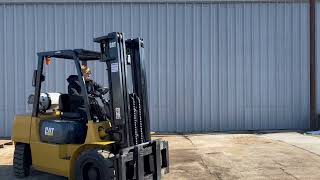 LOW HOUR CAT FG35 SOLID PNEUMATIC 7000LB FORKLIFT WITH 3 STAGE MAST [upl. by Dunham]