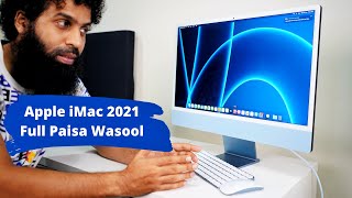 Apple iMac 24 inch 2021 Review in Hindi [upl. by Gene]