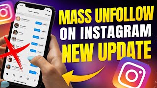 How To Mass Unfollow On Instagram 2024 After New Update [upl. by Ahsac]