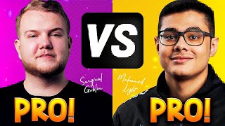 Pro vs World Champion Mohamed Light vs Surgical Goblin  Clash Royale [upl. by Sinnard]