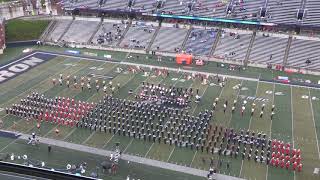 2018 University of Akron Marching Band  High School Band Day 9818 [upl. by Tenaej681]