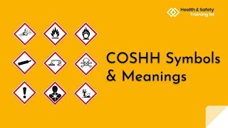 COSHH Symbols amp Meanings  In 3 Minutes [upl. by Assirram441]