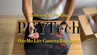 Unboxing amp Packing PGYTech Onemo Lite [upl. by Rebmeced423]