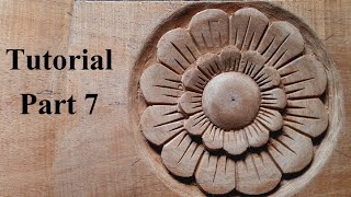 Tutorial Part 7wood carvingbeginners carving tricksUP wood art [upl. by Prober]