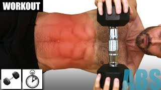 FAST AB WORKOUT  HITS UPPER LOWER AND OBLIQUES [upl. by Chalmer]