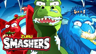 SMASHERS  Dino Ice Age  Series 3 Episode 1  Cartoons for Kids  ZURU [upl. by Isaac]