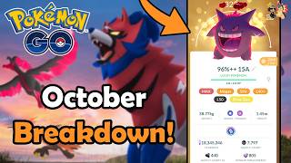 OCTOBER 2024 EVENT BREAKDOWN in Pokémon GO  Community Day Raids Giovanni amp Spotlight Hours [upl. by Akinal]