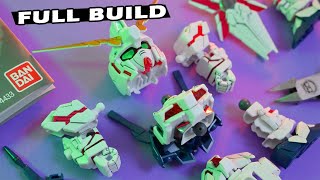 Build UNICORN GUNDAM  DESTROY MODE  RX0 SD EXSTANDARD No 005 │ ASMR My Hobby Full Build Gunpla [upl. by Va]