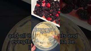 Holiday Recipes Brown Butter Berry Cobbler holidayseason holidayrecipes cobbler foodblogger [upl. by Chil]