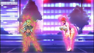 The Leon F Women Tournament  Morrigan VS Shermie  2 [upl. by Onfre]