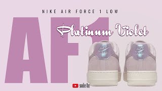 Nike Air Force 1 Low quotPLATINUM VIOLETquot  2024 Release Info [upl. by Amliw]