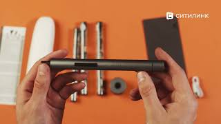 Обзор аккумуляторной отвертки Xiaomi Wowstick 1F  Ситилинк [upl. by Rivalee]