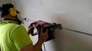 BOSCH GAS 35 M AFC  HILTI DC 20 SE  Mauernufräse  Rhodius All in one  Dust Commander DLX [upl. by Priscilla]