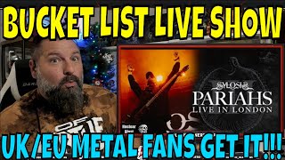 SYLOSIS  Pariahs OFFICIAL LIVE VIDEO OLDSKULENERD REACTION [upl. by Attiuqehs130]