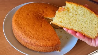 Gâteau au yaourt en 1 minute  Bon et moelleux Recette facile et rapide [upl. by Mechling133]