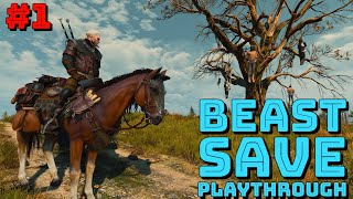 The Witcher 3 NextGen PS5 BEAST SAVE Playthrough 1 🔴 thewitcher3nextgen [upl. by Clark]