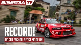 RAW  Roger Feghali New Record  Full Run Falougha Hill Climb 2015 [upl. by Weintrob]