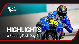 MotoGP™ Day 1 Highlights  2022 SepangTest [upl. by Atiuqel]