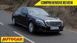 2014 Mercedes Benz SClass S350 CDI  Full Roadtest Video  Autocar India [upl. by Nibot]