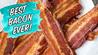 Baked Bacon  How to Cook Perfect Bacon in the Oven EASY [upl. by Tengdin]